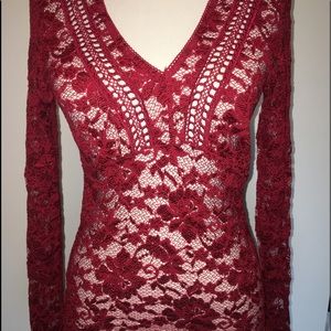Women’s Pink Lace top
